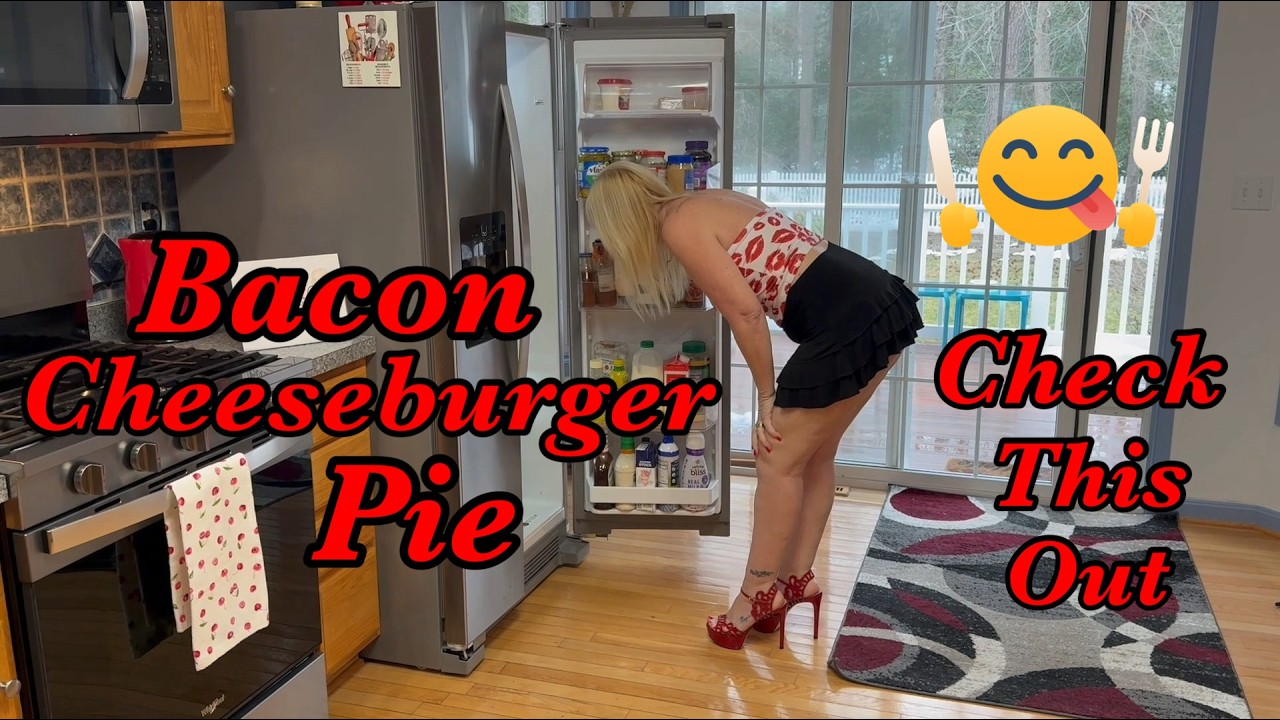 Bacon Cheeseburger Pie surprise@Becki-licious