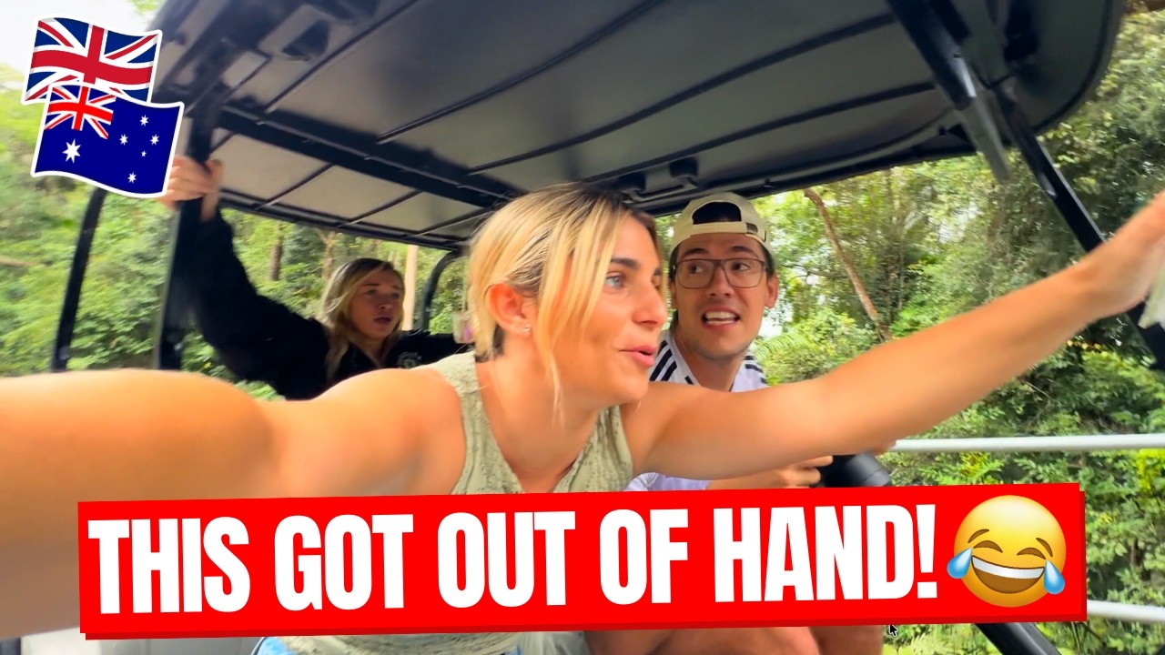 British Girls First Time Around Australia...She Didn't Expect This!