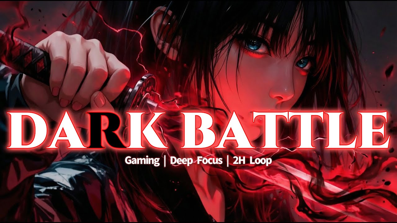 Epic Dark Battle Music | Cursed Crimson Blade | Cinematic | 2H Loop