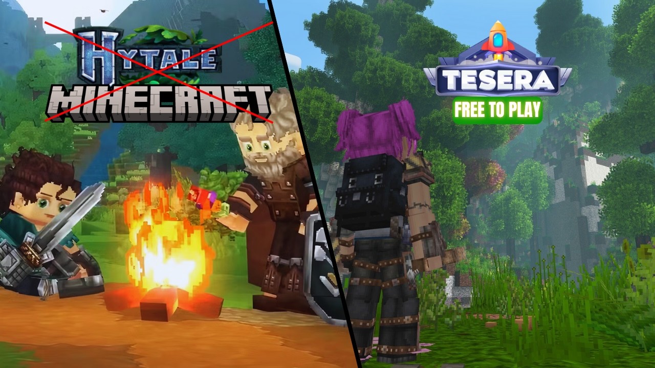 Tesera ist anders als Hytale!!! Hytale mit Sci Fi, teste Tesera!