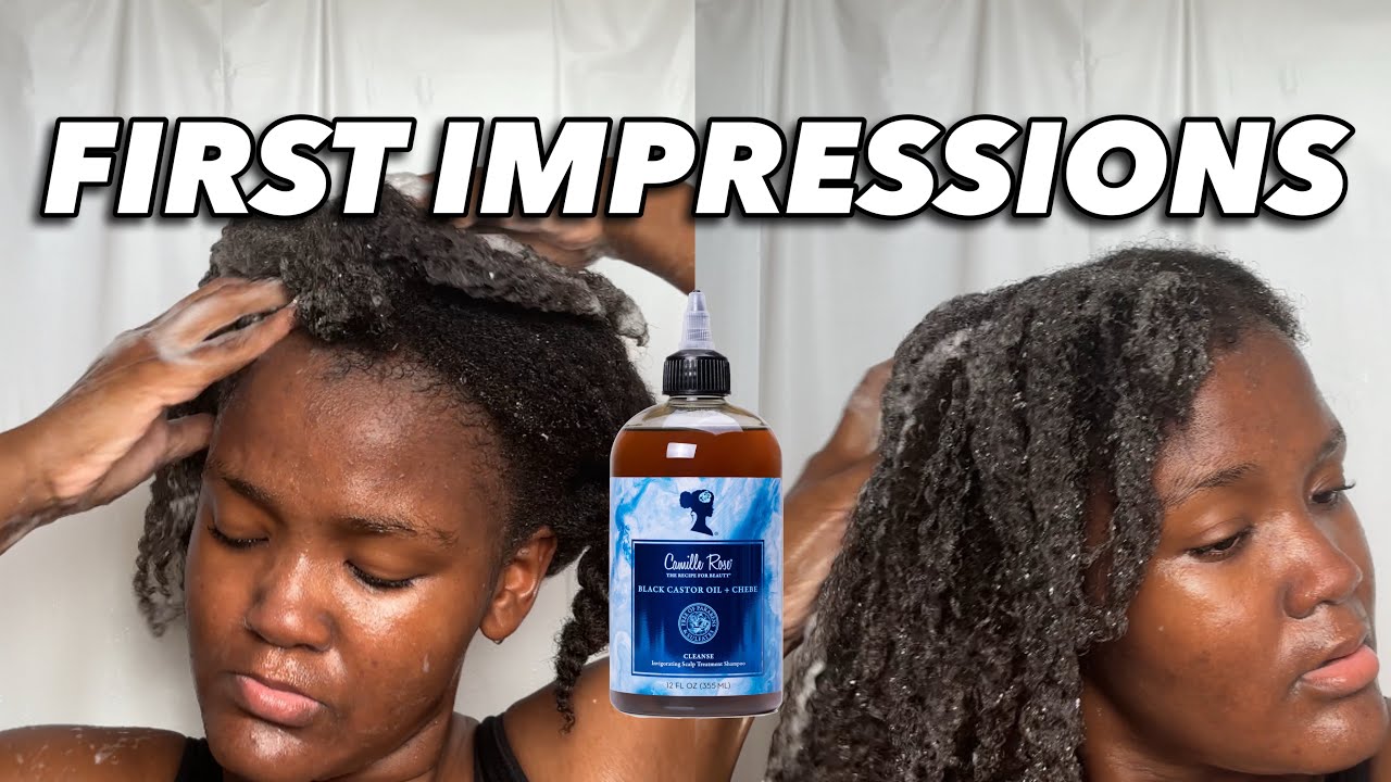 A Good Scalp and Hair Cleanser?! | Camille Rose Black Castor Oil + Chebe
