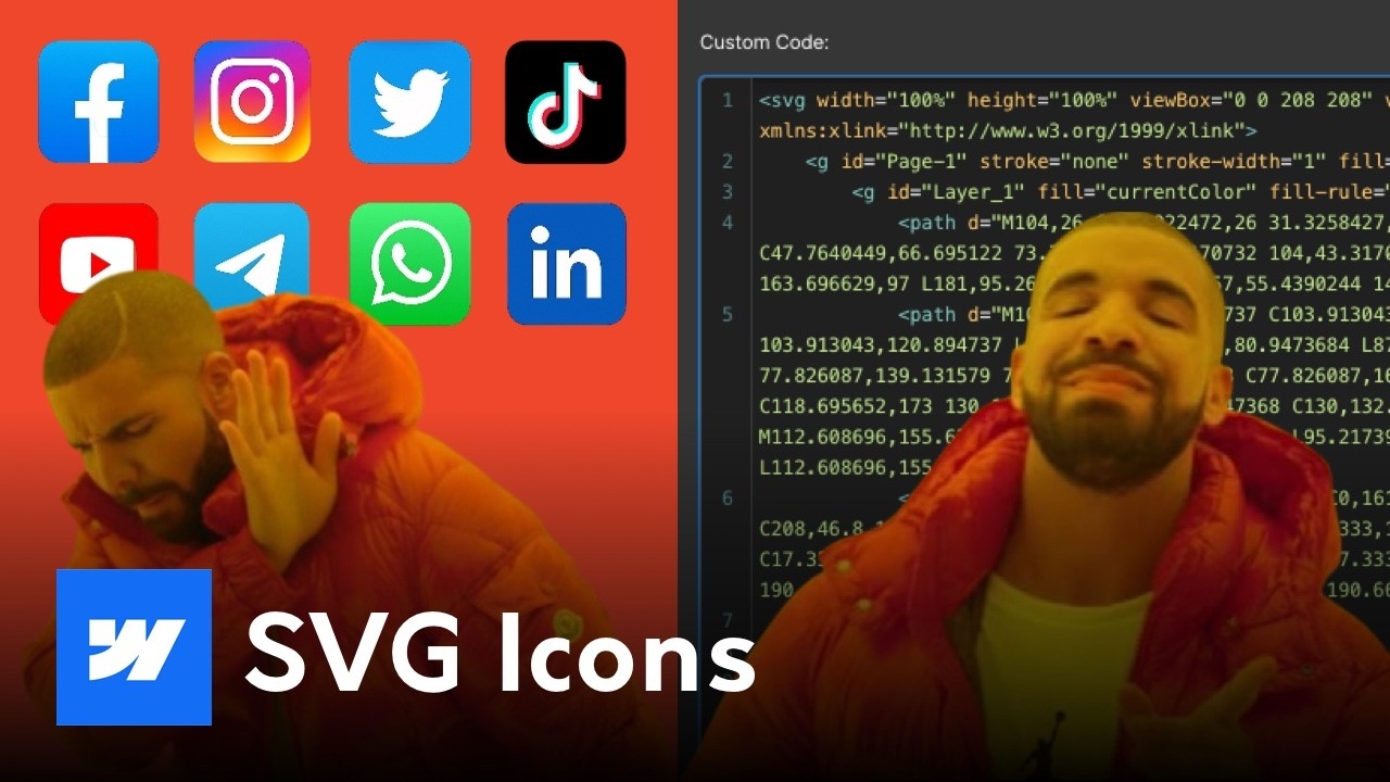 Объяснение иконок SVG в Webflow: почему стоит (и не стоит) их использовать