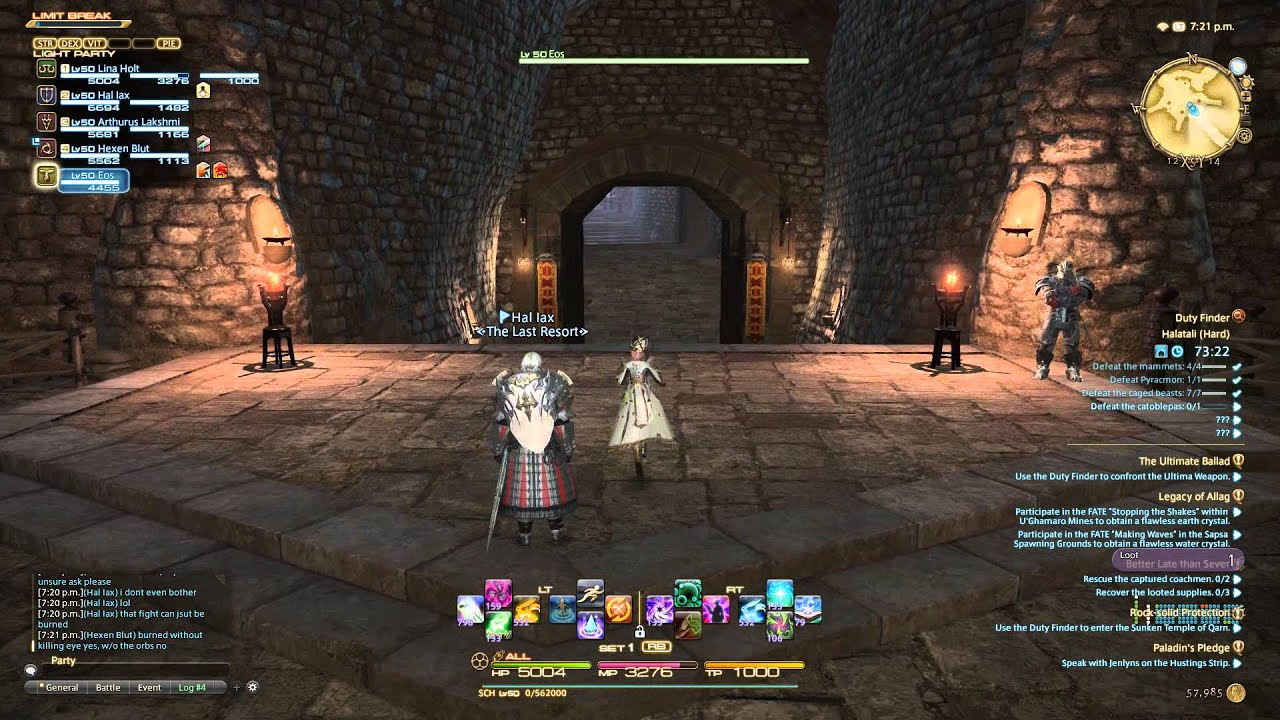 Final Fantasy XIV Haliax walking Animation weird lol