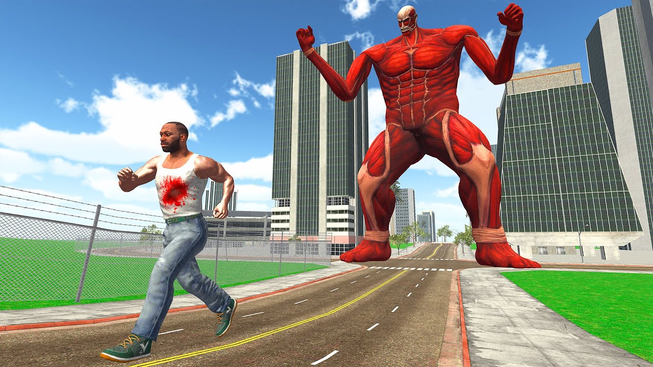 GIANT TITAN VS FRANKLIN - INDIAN BIKE DRIVING 3D
