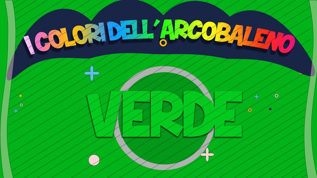 Verde -  I colori dell'arcobaleno - baby dance - canzoni per bambini - musica per bimbi