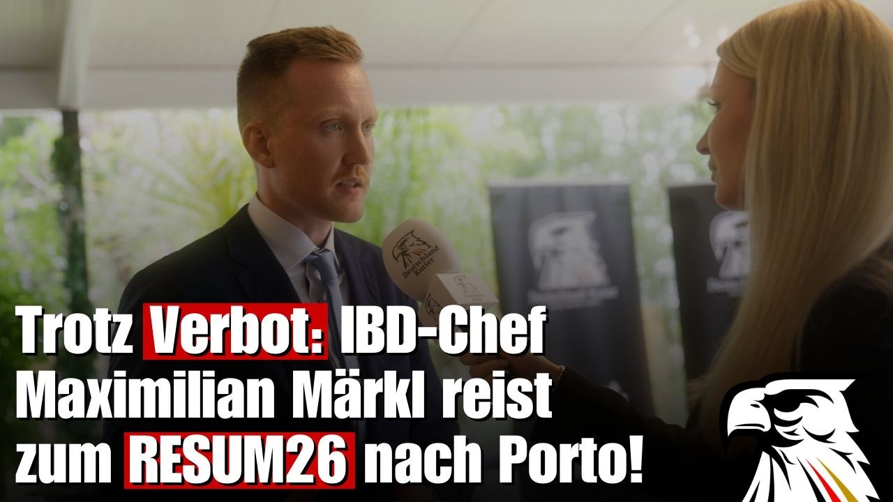Trotz Verbot: IBD-Chef Maximilian M&auml;rkl reist zum RESUM26 nach Porto!