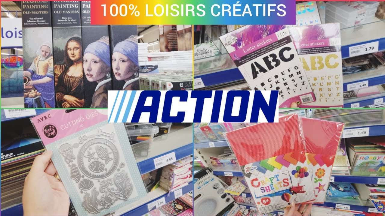 🌈🦄ARRIVAGE ACTION LOISIRS CRÉATIFS NOUVEAUTÉS DIAMOND PAINTING SCRAP CUTTING DIES