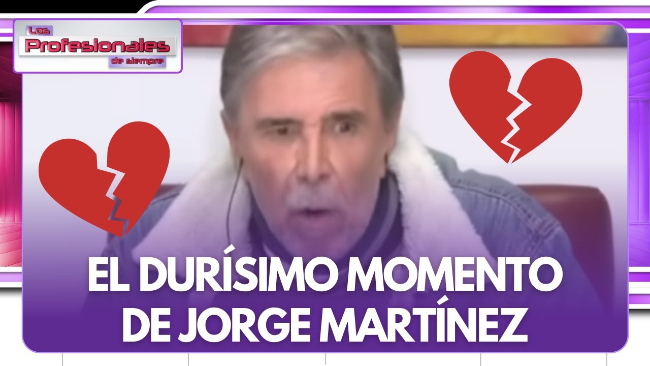 ¡EXCLUSIVO! JORGE MARTÍNEZ ROMPIÓ EL SILENCIO SOBRE SU SEPARACIÓN