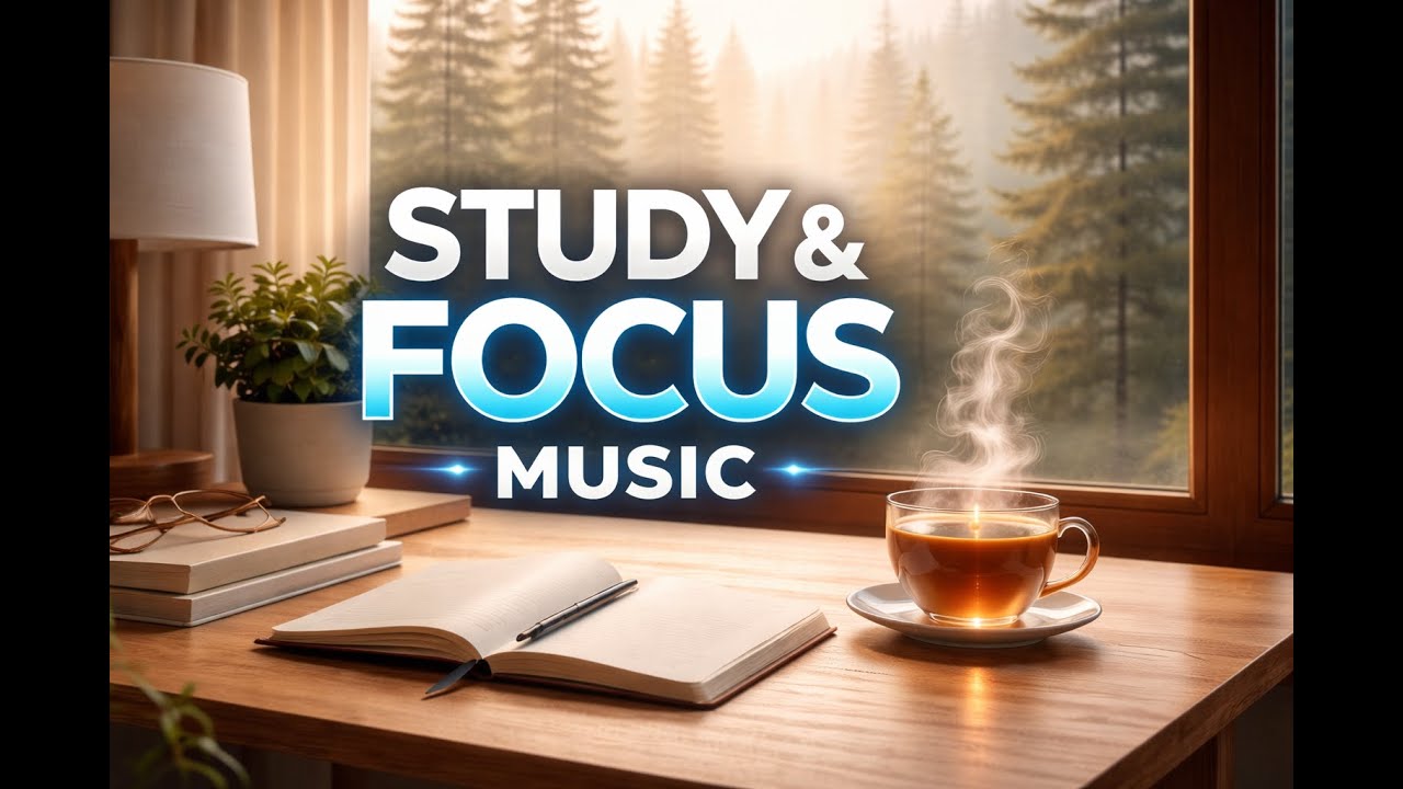 Deep Focus Study Music 🧠 Ambient Piano for Intense Concentration & Memory