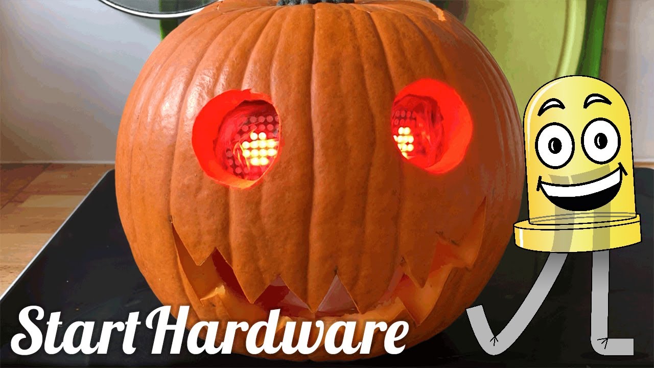 Arduino Halloween LED Matrix-Kürbis mit Max7219
