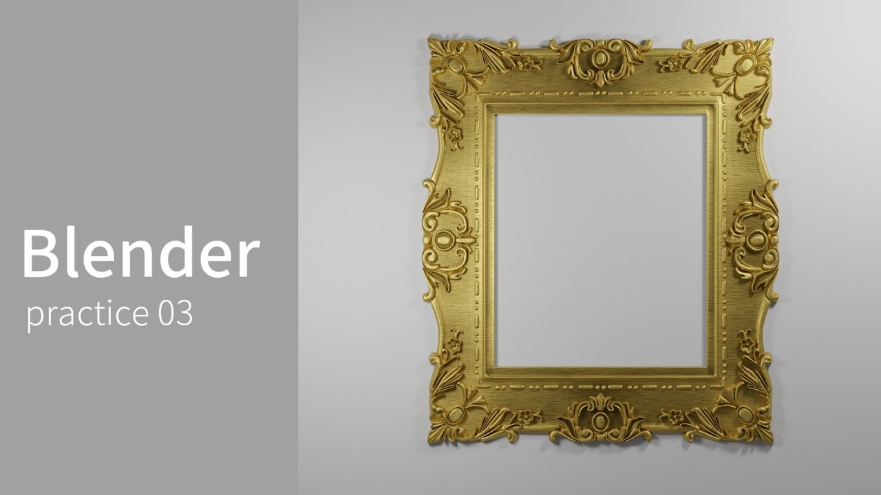 Blender Picture frame 3