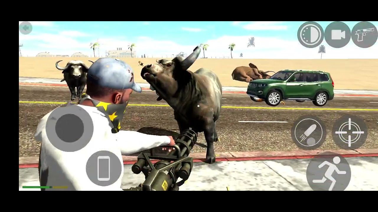 भैंस को Top Se Uda Diya Indian Bike Driving 3D Mein Crazy Stunt Gameplay #viral Crazy Stunt 2026