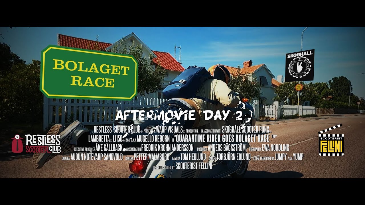 Ep II/II - Bolaget Race 2021 - Lambretta & Vespa Classic Scooter Rally - After movie (Part 2/2)