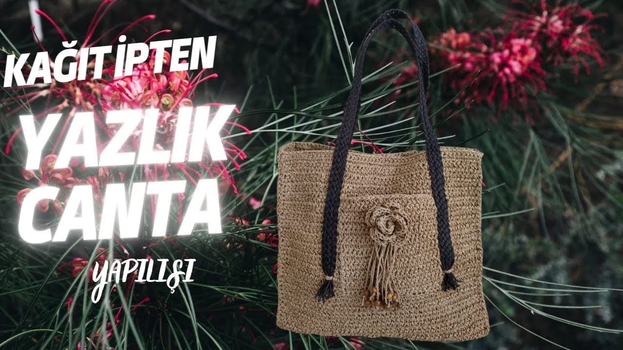 Kağıt ipten çanta yapımı