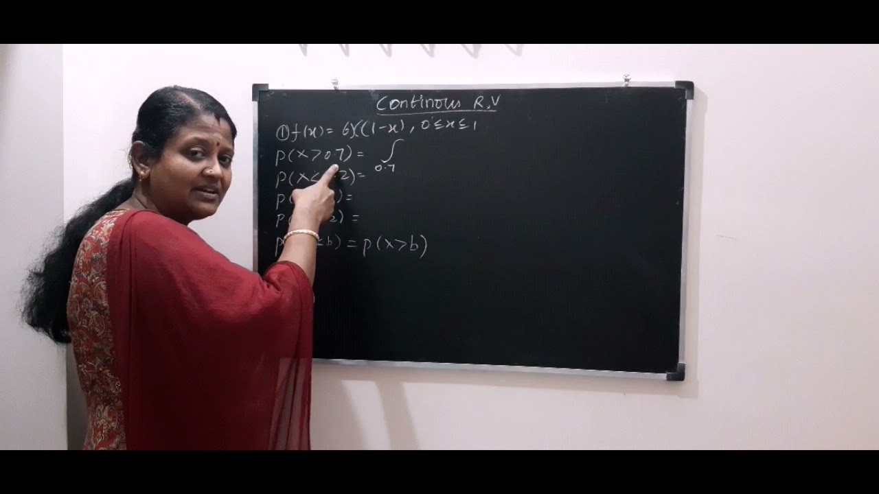 Continuous Random Variable  - Part I -  #MATHSINTAMIL