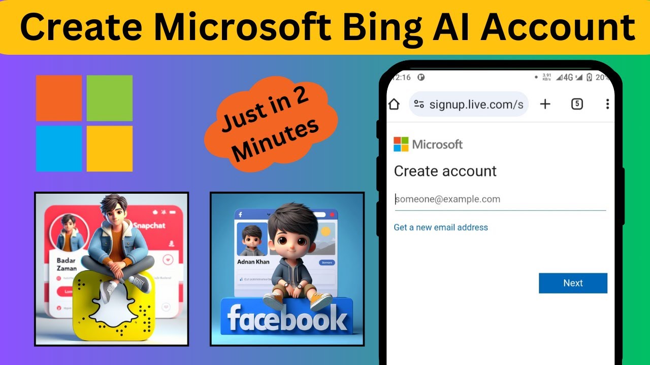 Microsoft Bing Account Kaise Banaye | How to Create Microsoft Account | Bing Image Creator Account