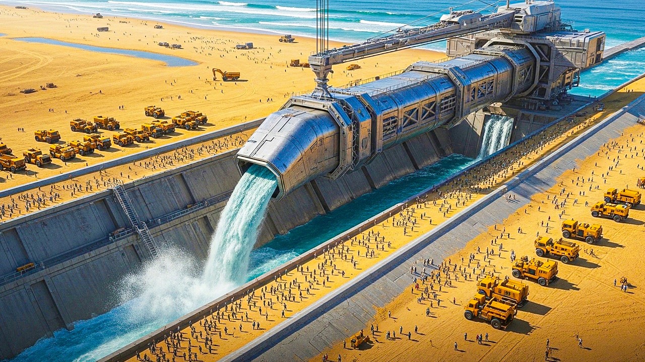 How Egypt Split the Sahara Desert to Build a Massive Artificial River