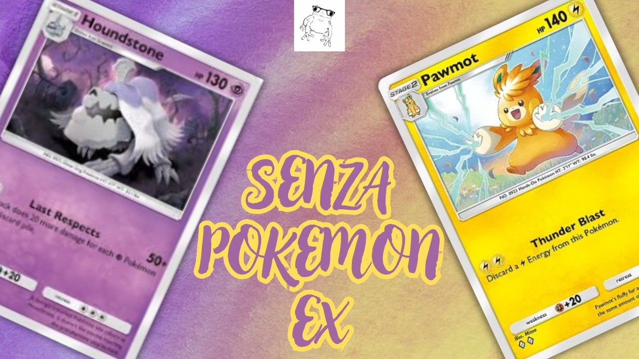 2 mazzi senza pokemon ex con HOUNDSTONE e PAWMOT - Pokemon pocket tcg