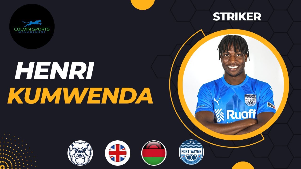 Henri Kumwenda. Talented Striker. Malawi, England. Butler University and Fort Wayne FC .