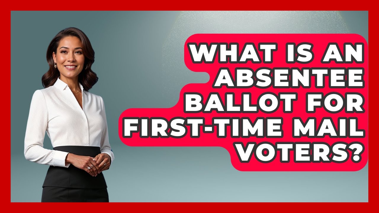 What Is An Absentee Ballot For First-time Mail Voters? - First Time Voter Expert