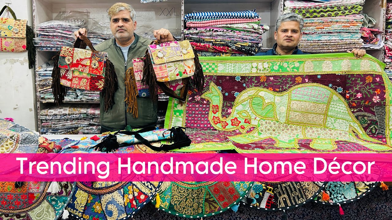 Buy Handmade Home Decor Collection | Block Print Rugs, Dari,Patchwork Wall Hangings & Cushion Covers
