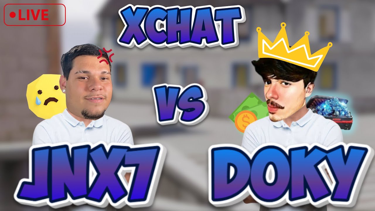 XCHAT: QUEM GANHA? CHAT JNX7 vs CHAT EAIDOKY⁩ - A CADA NOVO INSCRITO R$ 1,00! [FREE FIRE AO VIVO]