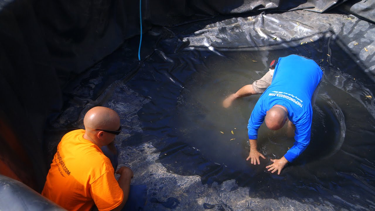Pond Liner Installation - Part 29