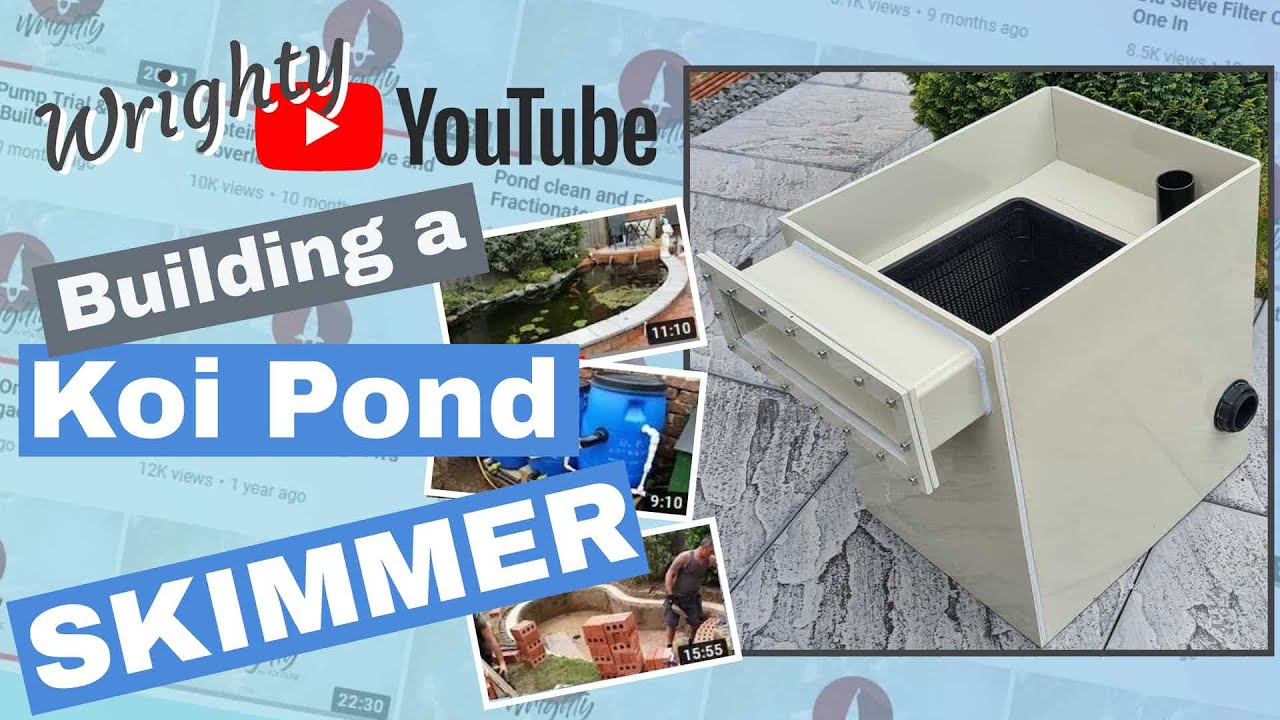 DIY Pond Skimmer & My Winter Heating Costs.