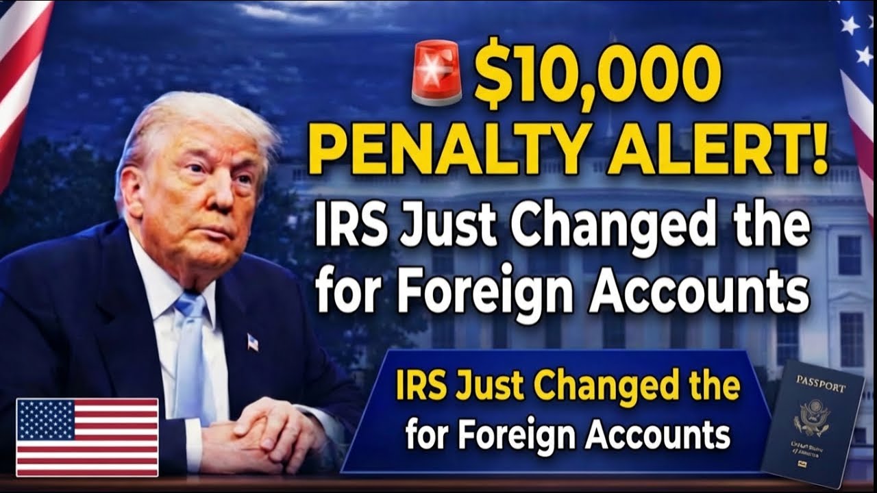 🚨 $10,000 PENALTY ALERT! IRS Just Changed the Rules for Foreign Accounts