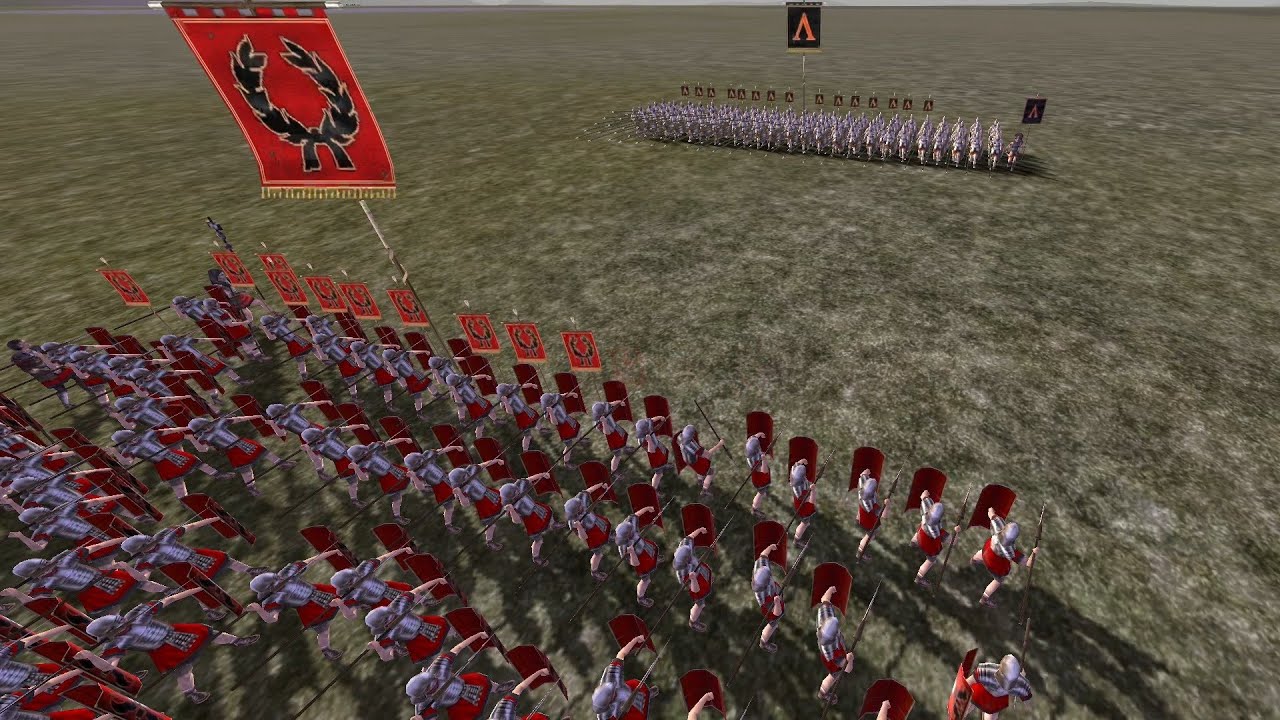 Rome total war Android. Тест юнитов на равных. Легионеры≈македонских пикинёров. 