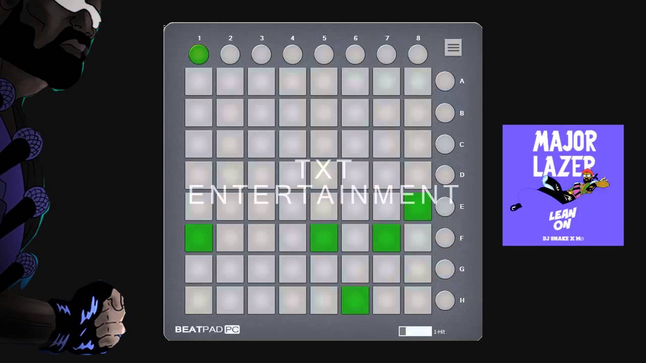 MAJOR LAZER ft MØ - Lean On (BeatPad PC) By TXT