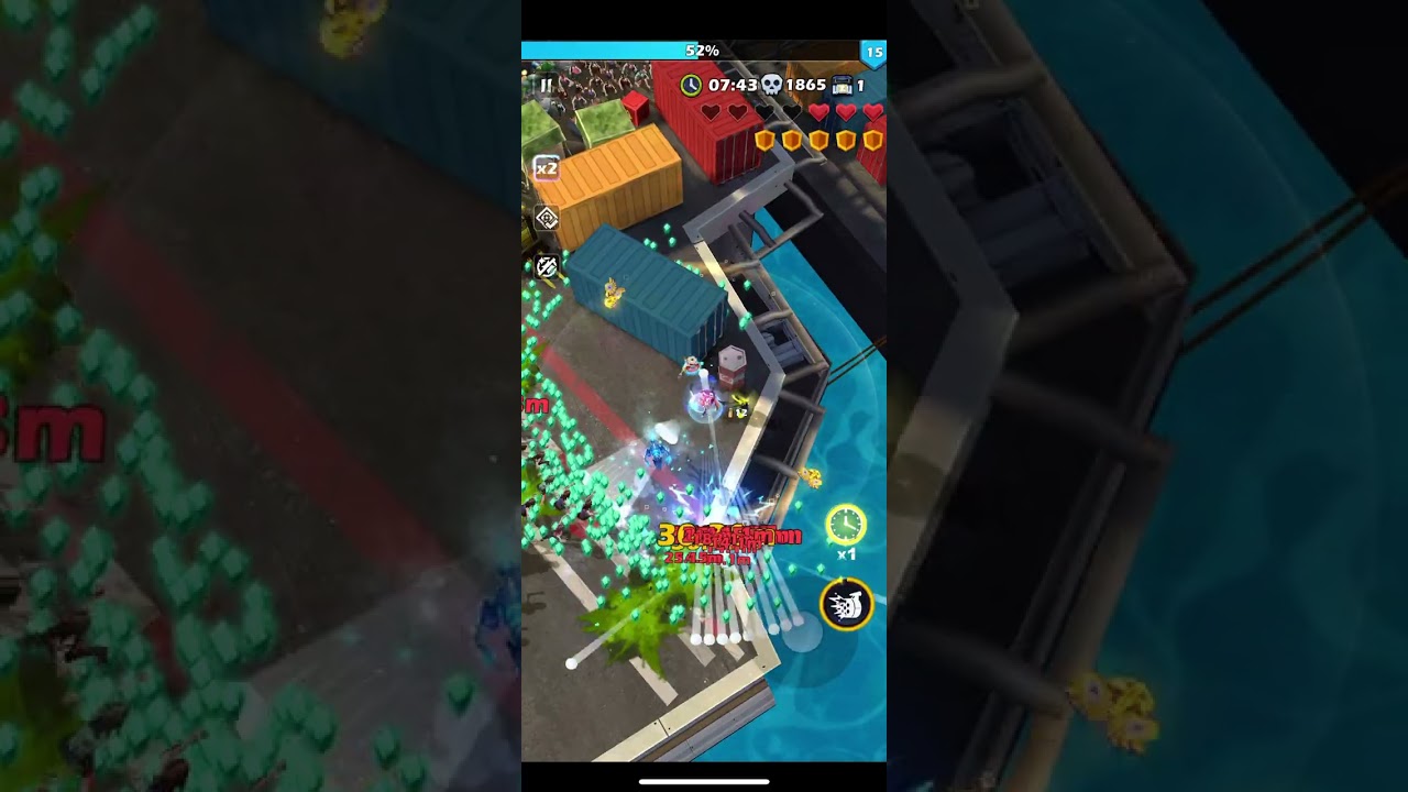 Zombie Waves Level 75 - 2x speed