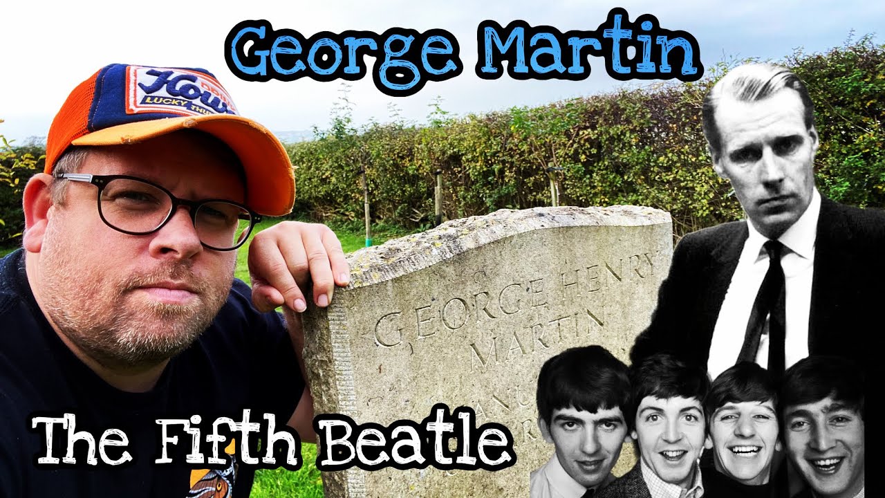 The Grave of Sir George Martin - The Fifth Beatle. Music Producer The Beatles Coleshill Oxfordshire