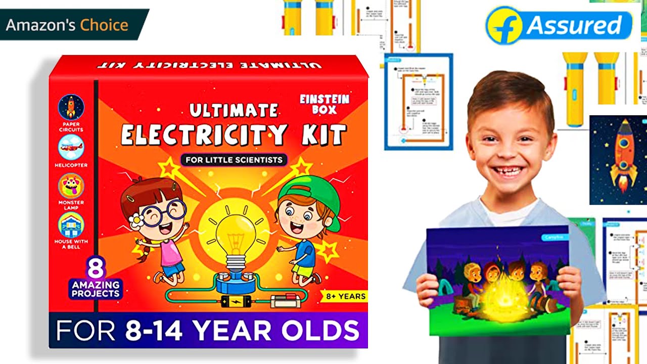 Helicopter Model | Einstein Box Electricity Kit | Science Project Kit | Toys for Kids Age 8-14