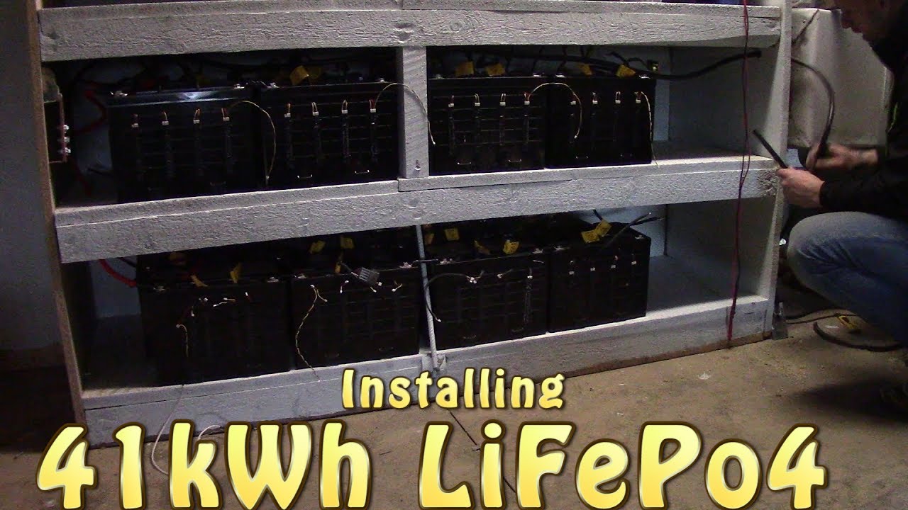 41kWh LiFePo4 shelf - Part 1/2