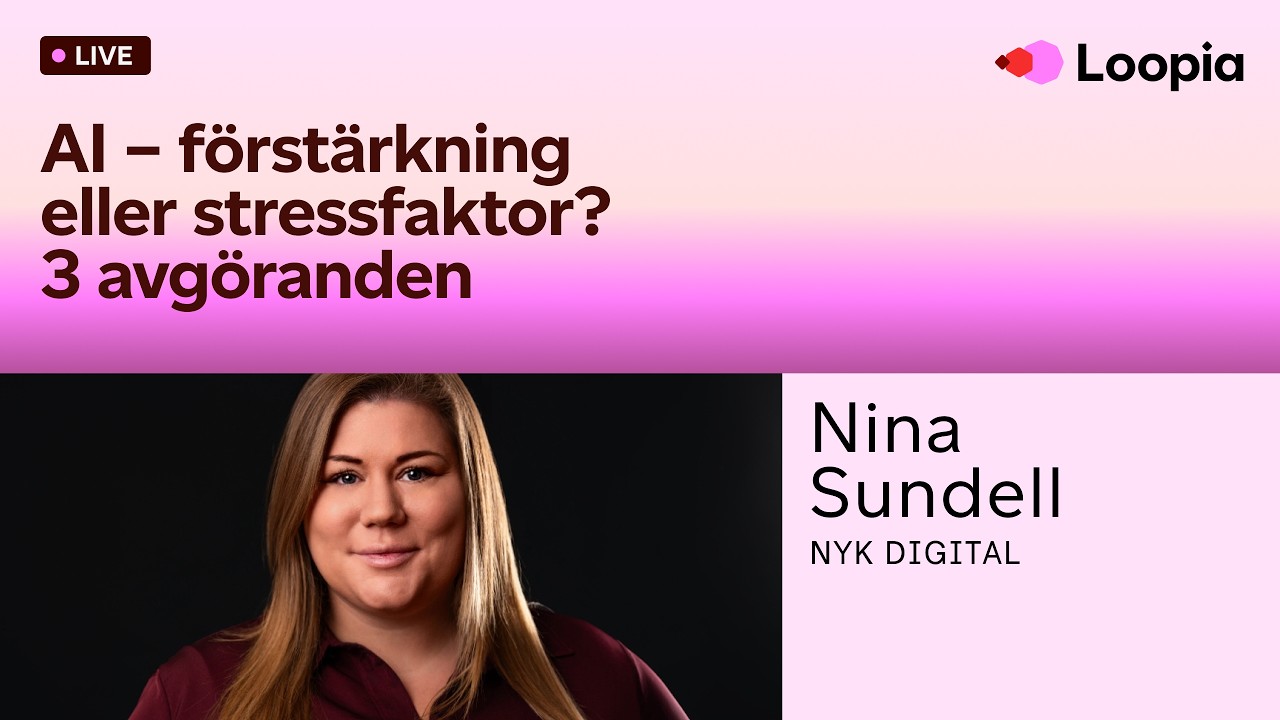 AI – förstärkning eller stressfaktor? 3 avgöranden | Webbinarium