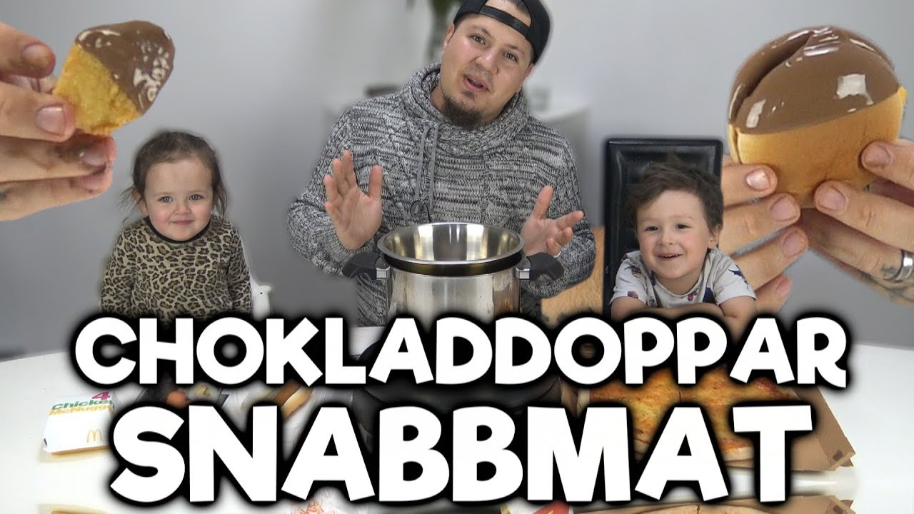 Barnen Testar - Chokladdoppad Snabbmat