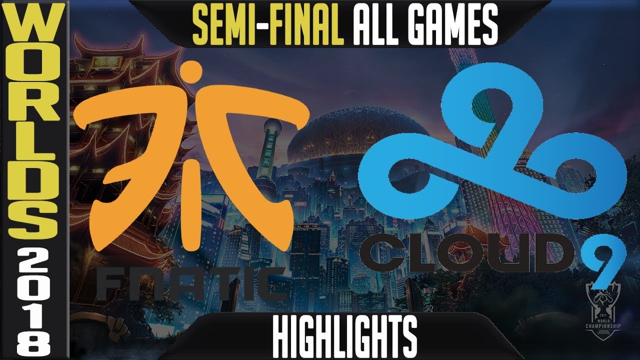 FNC против C9: лучшие моменты ВСЕХ ИГР | Полуфинал ЧМ-2018 | Fnatic против Cloud9