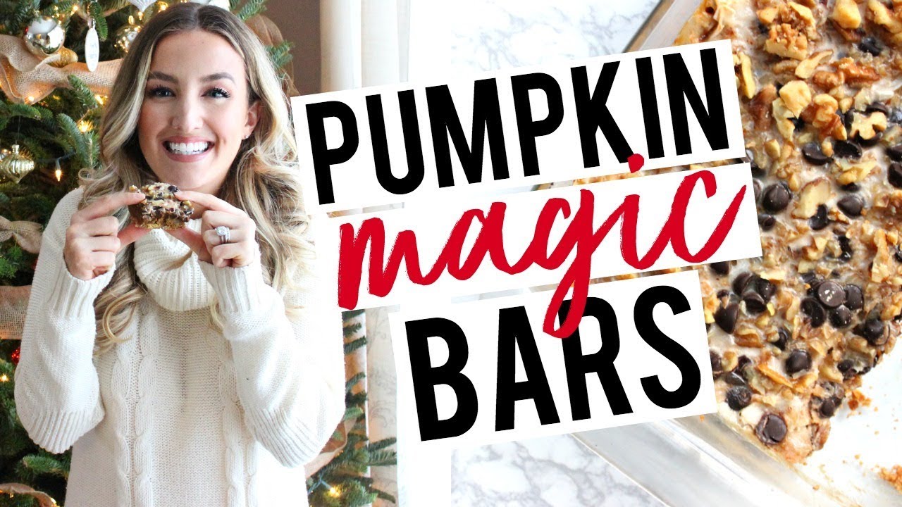 PUMPKIN MAGIC COOKIE BARS | Kin's Cookie Collab!