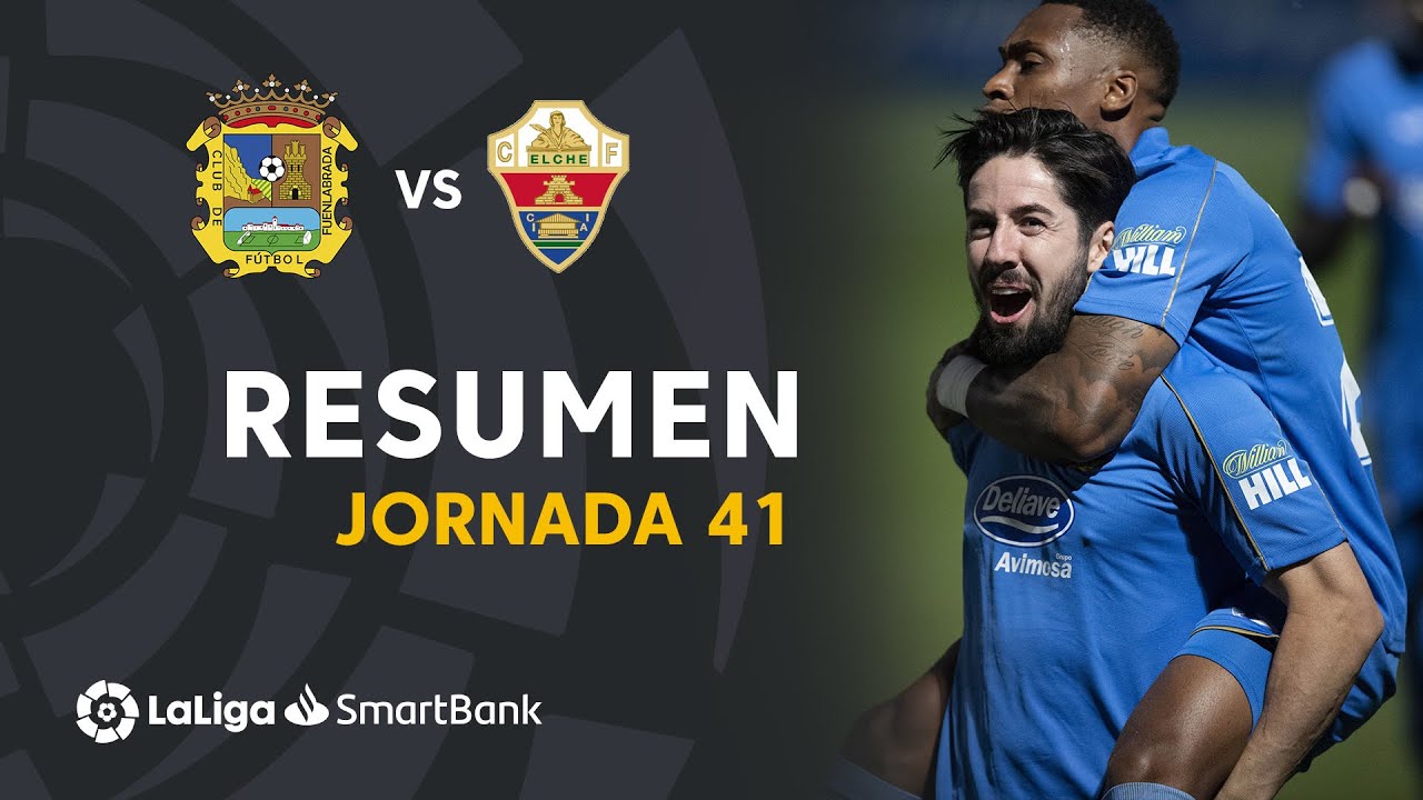 Resumen de CF Fuenlabrada vs Elche CF (3-1)