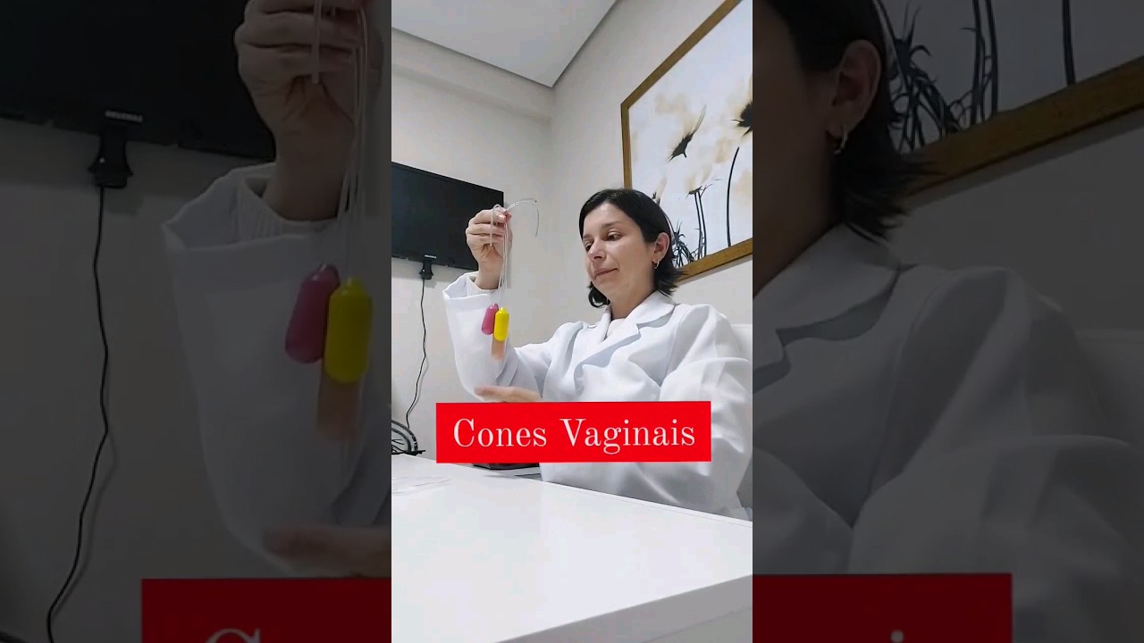 Cones Vaginais - Um dos recursos que usamos para treinar esses m&uacute;sculos especiais.