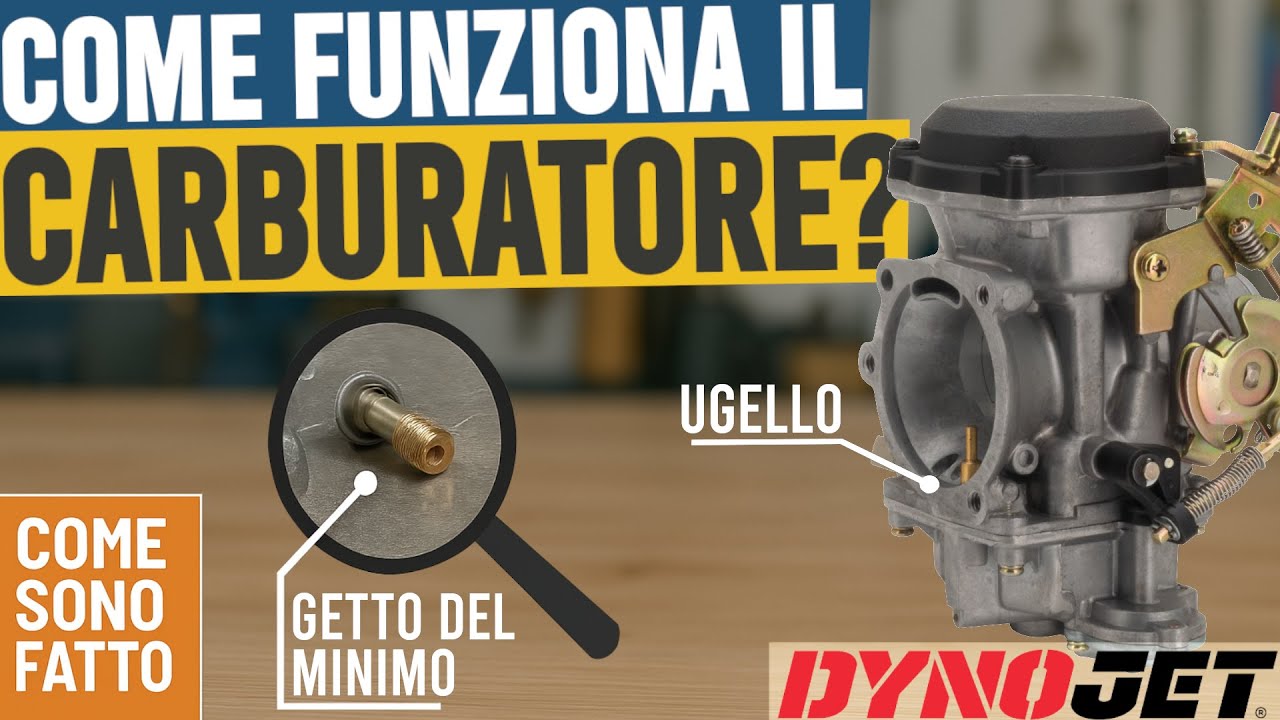 CARBURATORE: come funziona davvero + kit Dynojet