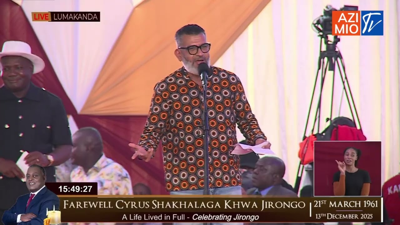 ODM DPL Abdulswamad calls for unity in POWERFUL tribute to Cyrus Jirongo in Kakamega