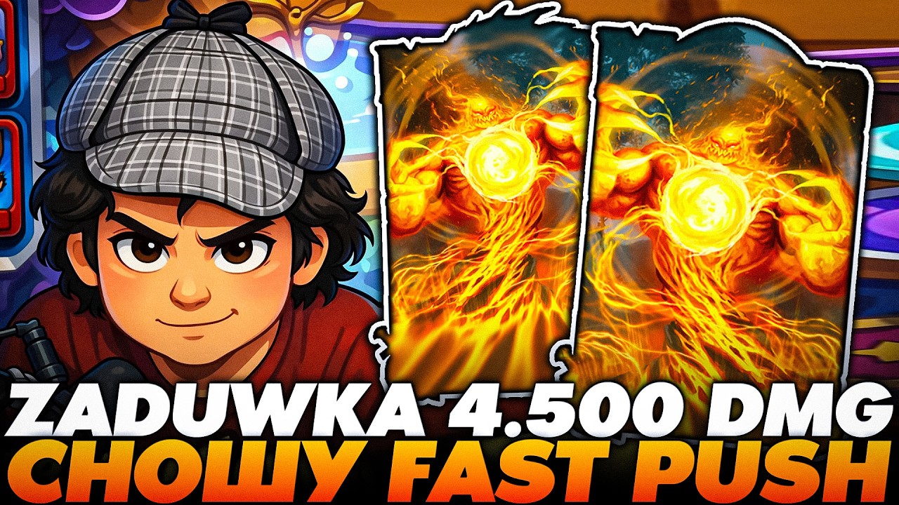 КАЧНУЛ АТАКУ ЗАДУВКИ 4.500! СНОШУ СТОЛЫ ФАСТ ПУШЕМ !!!   Guddumpog  Guddummit Hearthstone