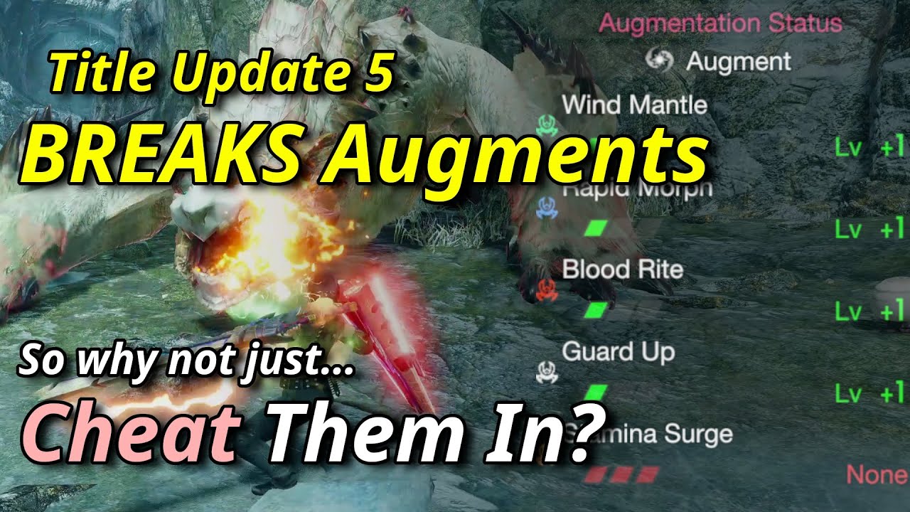 Cheated Augments in Online Play: Good or Bad? Monster Hunter Rise Sunbreak