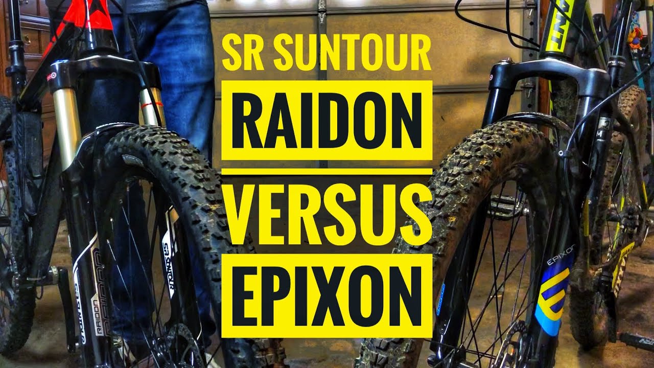 SR Suntour Raidon против Epixon — сравнение воздушных вилок