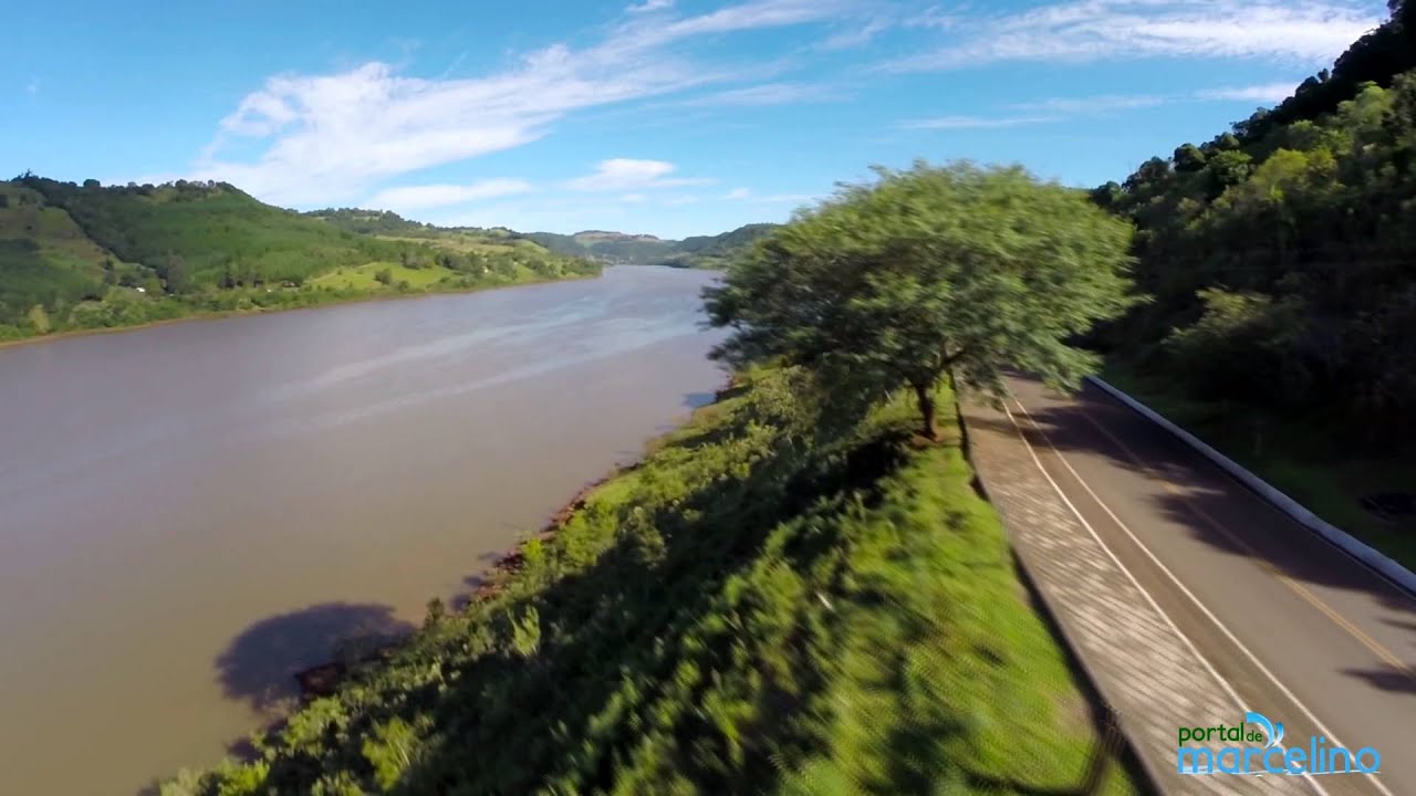 Marcelino Ramos: Voe pela cidade das &Aacute;guas Termais (HD)