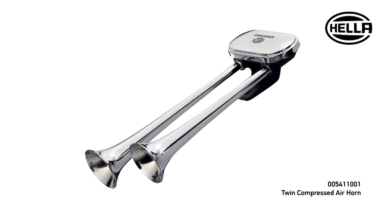 005411001 - Twin Compressed Air Trumpet 24V, 300/350Hz