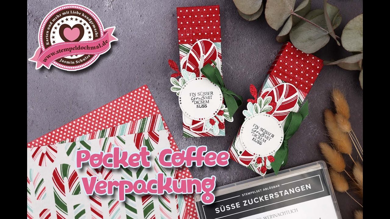 Tutorial: Pocket Coffee-Verpackung mit Produkten von Stampin' Up!
