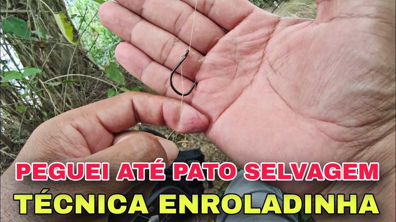SEM ISCA NA ENROLADINHA NO ANZOL BOKITA BLACK PEGUEI ATÉ PATO SELVAGEM! PESCARIA.